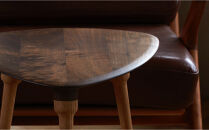 タップルート&nbsp;無垢材のサイドテーブル&nbsp;&nbsp;ウォールナット