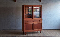 ピッキオ&nbsp;カップボード&nbsp;無垢家具&nbsp;北欧家具デザイン&nbsp;ブラックチェリー