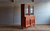 ピッキオ&nbsp;カップボード&nbsp;無垢家具&nbsp;北欧家具デザイン&nbsp;ブラックチェリー