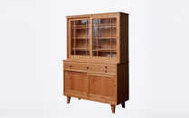 ピッキオ&nbsp;カップボード&nbsp;無垢家具&nbsp;北欧家具デザイン&nbsp;ブラックチェリー