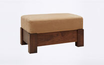 ボガートオットマン&nbsp;無垢材&nbsp;アメリカンヴィンテージデザイン