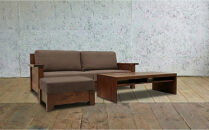 ボガートオットマン&nbsp;無垢材&nbsp;アメリカンヴィンテージデザイン