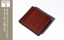 木の折り財布 パドゥク