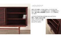 【Sofia リビングボード　Rosewood　200cm/ローズウッド・オイルフィニッシュ】ローズウッドの上質なリビングボード 家具 リビングボード サイドボード ローボード 棚 飾り棚 食器棚 本棚 MUFactory