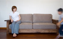 ボガートソファ　無垢材　ウォールナット&nbsp;アメリカンヴィンテージ家具