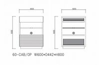 ENN 60 キャビネット オープン WN