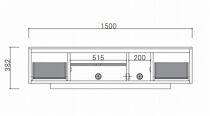 ENN 150 テレビボード WO