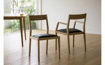 【開梱設置】高野木工&nbsp;KIEL&nbsp;CHAIR&nbsp;キール&nbsp;チェア&nbsp;肘なし&nbsp;ウォルナット&nbsp;【10年保証】