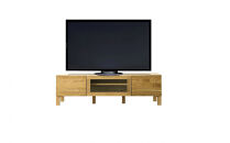 【開梱設置】高野木工 LECCE レッチェ 120TVボード オーク (透明ガラス) 【10年保証】