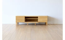 【開梱設置】高野木工 LECCE レッチェ 120TVボード オーク (透明ガラス) 【10年保証】