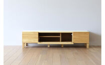 【開梱設置】高野木工 LECCE レッチェ 142TVボード オーク (透明ガラス) 【10年保証】