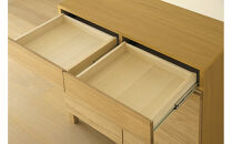 【開梱設置】高野木工&nbsp;LECCE&nbsp;レッチェ&nbsp;134キャビネット&nbsp;オーク【10年保証】