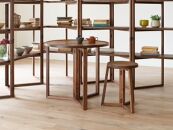 SPAGO Circle Table 070 High walnut