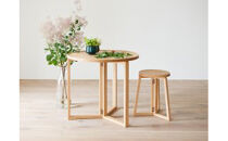 SPAGO Circle Table 070 High oak