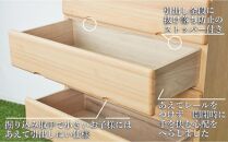 九州産ヒノキチェストなごみ９０センチ幅６段