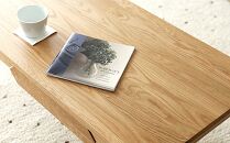 【開梱設置】高野木工 プレーン リビングテーブル 120cm ホワイトオーク【10年保証】