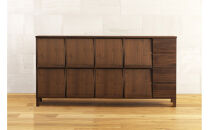 【開梱設置】高野木工 LECCE 180マガジンレコードラック ウォルナット【10年保証】