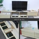 【大川家具】無垢材 テレビボード  ローボード テレビ台  TV台 風雅 幅2200 ホワイトアッシュ ナチュラル インテリア おしゃれ  収納 国産 日本製 完成品 組み立て不要 高級感【設置付き】