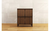 【開梱設置】高野木工 LECCE レッチェ 77マガジンレコードラック ウォルナット【10年保証】