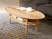 BORDO Oval Table 105 oak