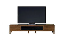 【開梱設置】高野木工 LECCE レッチェ 180TVボード ウォルナット  (黒ガラス) 【10年保証】