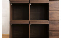 【開梱設置】高野木工 LECCE レッチェ68マガジンレコードラック ウォルナット【10年保証】