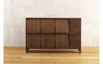 【開梱設置】高野木工 LECCE レッチェ 143マガジンレコードラック ウォルナット【10年保証】