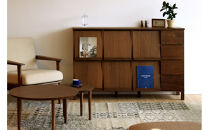 【開梱設置】高野木工 LECCE レッチェ 143マガジンレコードラック ウォルナット【10年保証】