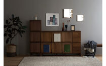 【開梱設置】高野木工 LECCE レッチェ 143マガジンレコードラック ウォルナット【10年保証】