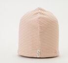 【ピンク】室内用帽子 オーガニックコットン ボーダーシャロット
