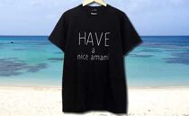 Have a nice amami 半袖Tシャツ（ブラック）【ポイント交換専用】