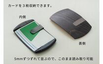 【百年物語プロジェクト】 電子マネークリップ　カエデ　『ブルー』