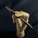 【木製ボールペンとシャープペンシル(0.5mm)のセット（黒柿・艶消し仕上げ）2Pice】木軸ボールペン 木製シャープペンシル 木軸シャープペンシル 銘木 MUKU屋 MUFactory