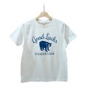 【ホワイト・Sサイズ】鎌倉の人気キャラクター「カマクマ」のTシャツとTOTEバッグ