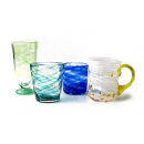 特製マグネット1つと吹きガラスAコース制作体験チケット