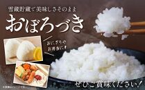 おぼろづき 7kg 雪蔵工房 幻の米  【令和6年産】