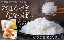 【5か月定期便】 おぼろづき5kg ななつぼし5kg 計10kg ×5回 雪蔵工房 2種セット 【令和6年産】