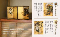 【千眞工藝】国宝&nbsp;風神雷神屏風&nbsp;二曲一双｜京都&nbsp;おすすめ&nbsp;絵画&nbsp;伝統工芸[&nbsp;京都&nbsp;絵画&nbsp;伝統技術&nbsp;国宝&nbsp;インテリア&nbsp;風神&nbsp;雷神&nbsp;&nbsp;人気&nbsp;お取り寄せ&nbsp;送料無料&nbsp;ふるさと納税&nbsp;]