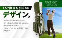 【ルーツゴルフ】ルーツストーリー キャディバッグ ［グリーン／ホワイト］ゴルフクラブ［ 京都 ゴルフ ブランド 世の中で一番飛ぶクラブを作りたい 飛距離 スコア 人気 おすすめ オーダーメイド 特別仕様 カスタマイズ カスタム ］