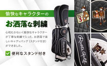 【ルーツゴルフ】ルーツストーリー キャディバッグ ［ブラック／ホワイト］ゴルフクラブ［ 京都 ゴルフ ブランド 世の中で一番飛ぶクラブを作りたい 飛距離 スコア 人気 おすすめ オーダーメイド 特別仕様 カスタマイズ カスタム ］