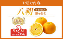 和歌山県産&nbsp;八朔&nbsp;秀品&nbsp;箱込約10kg（約9kg＋保証分500g）