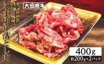 大田原牛 極上牛 こま切り落とし肉（400g）| ブランド 和牛 牛肉 高級 切り落とし 牛丼 