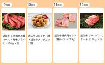 近江牛と惣菜の定期便【味彩の会】全12回【ポイント交換専用】