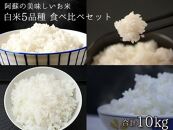 阿蘇のおいしいお米　食べ比べセット(白米バージョン)