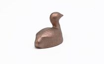 環境に優しい銅製インテリア（滋賀県の鳥かいつぶり・小3個セット）