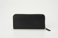 YUKIMURA [Samurai Bag Round Zipper Wallet]（黒）【ポイント交換専用】