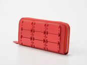 YUKIMURA [Samurai Bag Round Zipper Wallet]（赤）