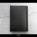 maf pinto (マフ ピント) レザーブックカバー 新書サイズ ブラック 本革 日本製
