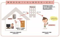 離れて暮らすご家族をそっと見守る、東京ガスの「くらし見守りサービス(ご家族)」(1年間)