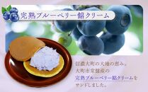 老舗和菓子屋の自信作！大町ブルーベリー生どら5個入り   老舗 和菓子 どら焼き  長野県 大町市
